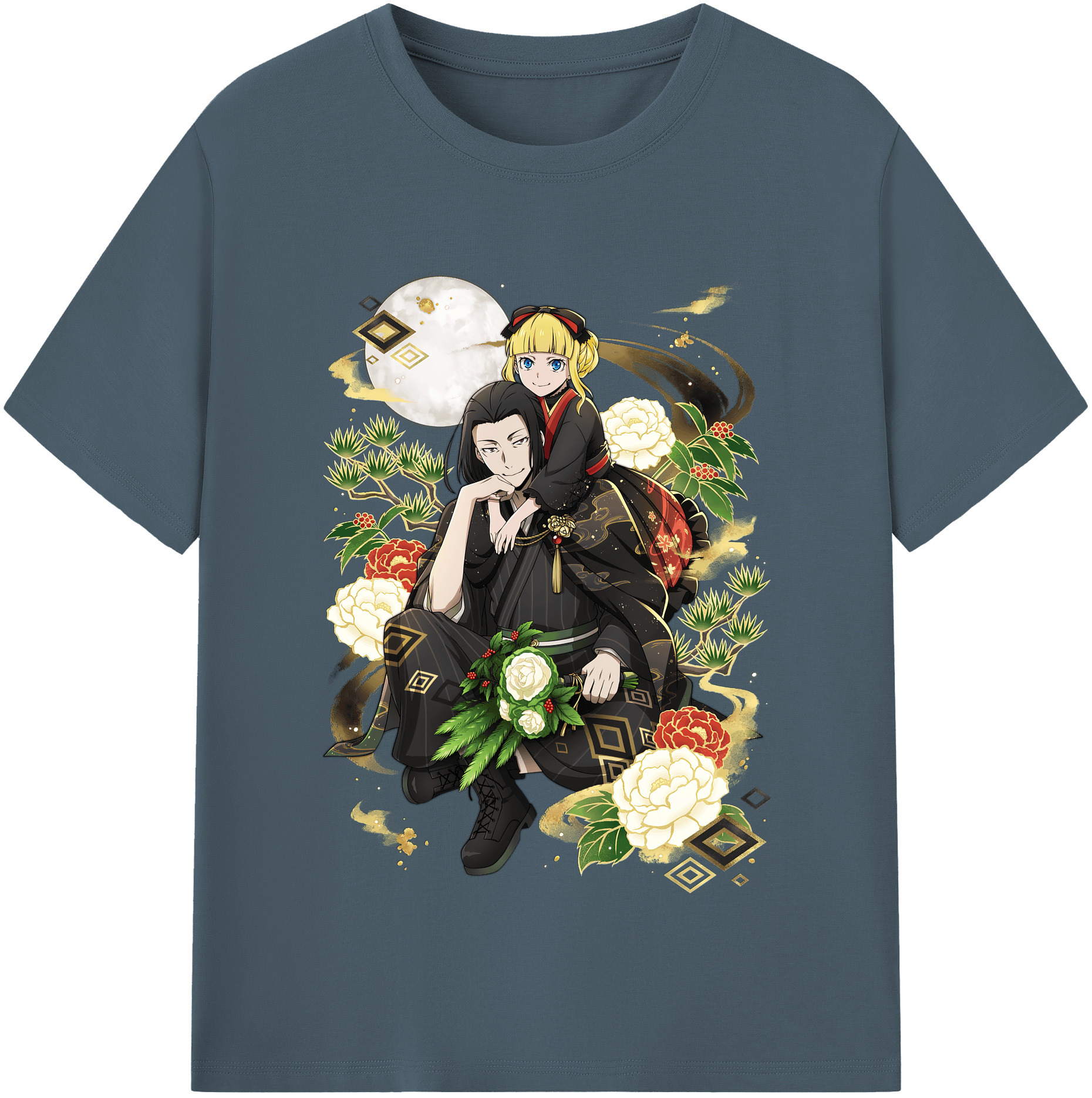 （画像用） 文豪ストレイドッグス Bungo Stray Dogs 綿100％半袖Tシャツ（フロントプリント）